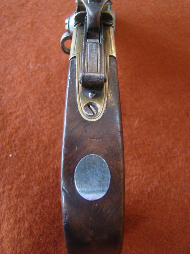 A fine British flintlock Naval Officer's over and under barreled flintlock pistol circa 1800-1810 — image 6